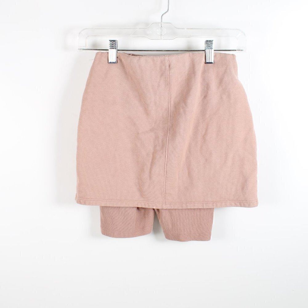 ZARA Skort Skirt With Attached Biker Shorts Size S - Picture 2 of 8